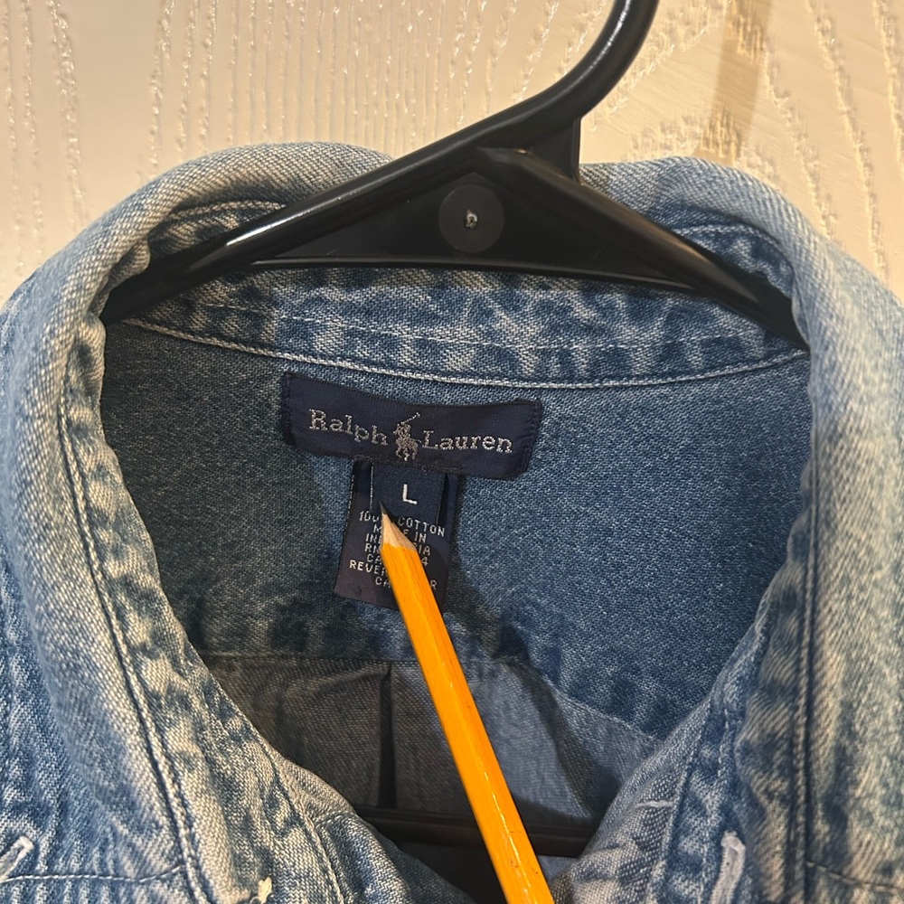 Ralph Lauren Light Blue Denim Shirt